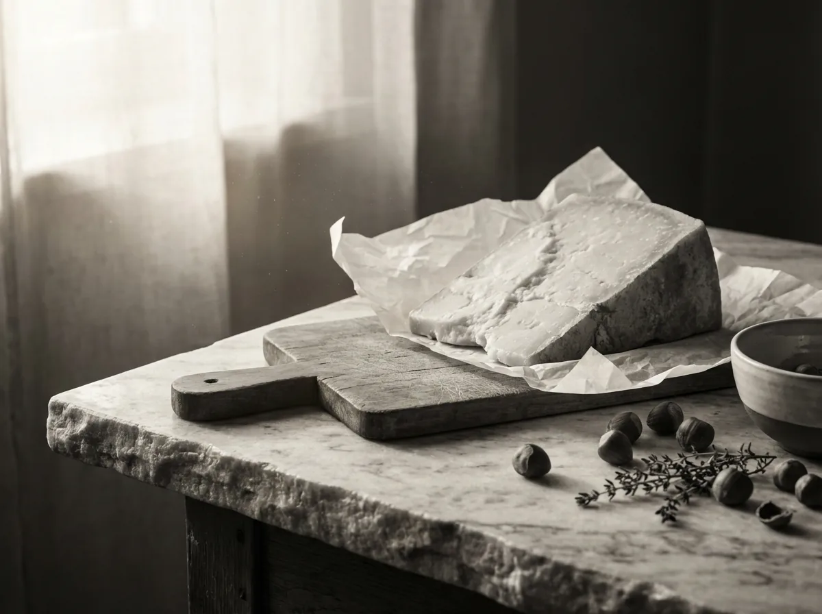 Cheese resting at room temperature